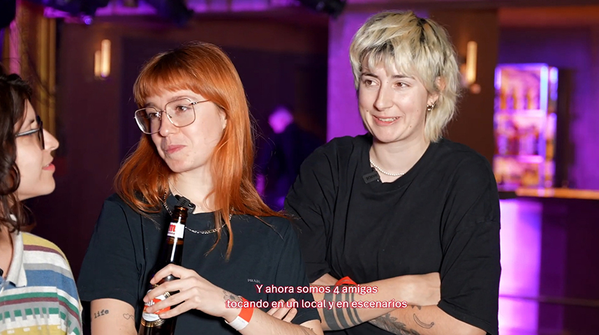 Ginebras en la Presentación nuevo disco, 
