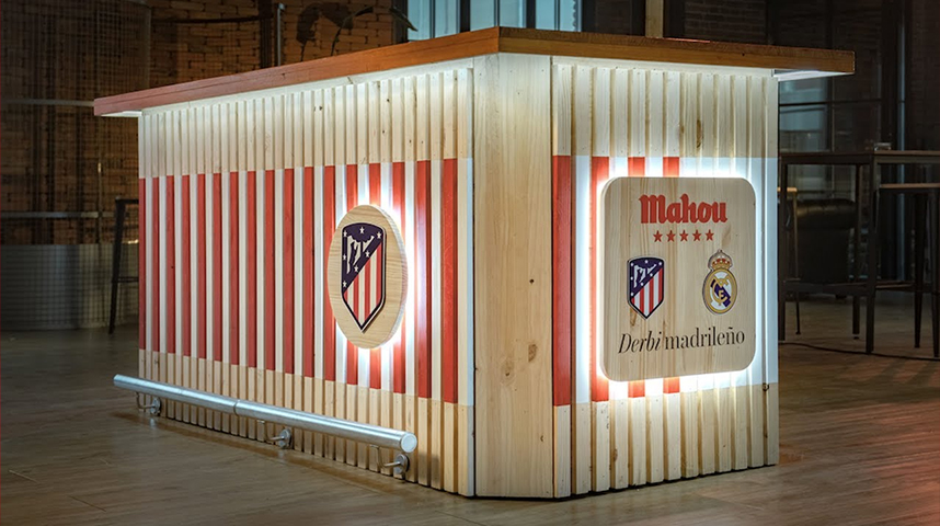 La Barra del Encuentro del Atlético de Madrid: ElDerbi de Madrid
