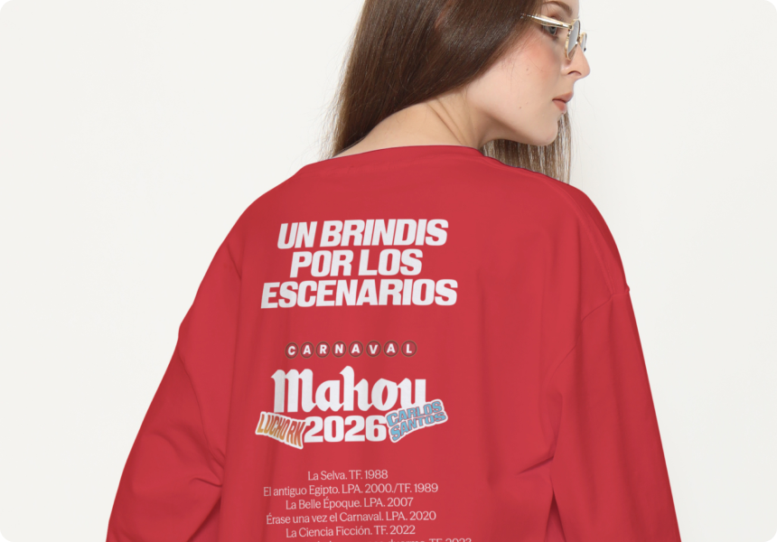 Camiseta y botellín Carnaval Mahou