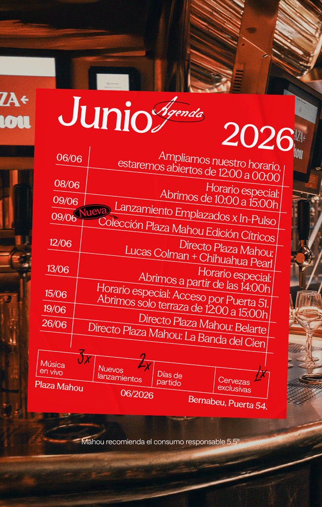 Cartel Plaza Mahou