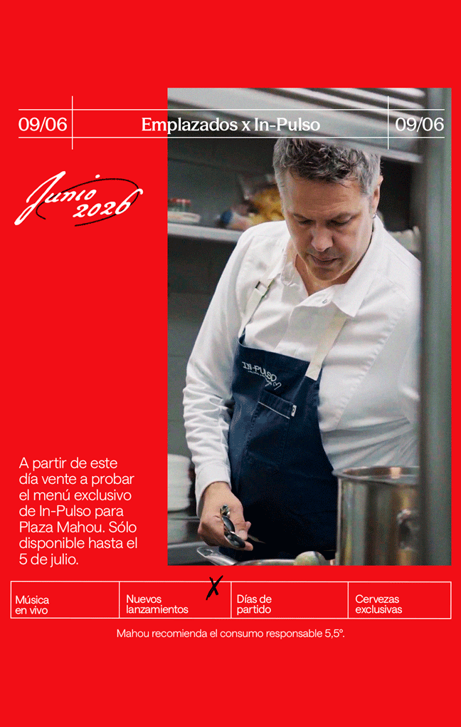 Cartel Plaza Mahou