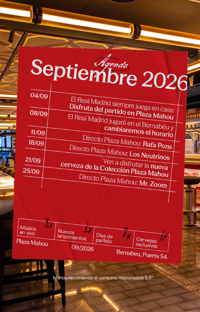 Cartel Plaza Mahou