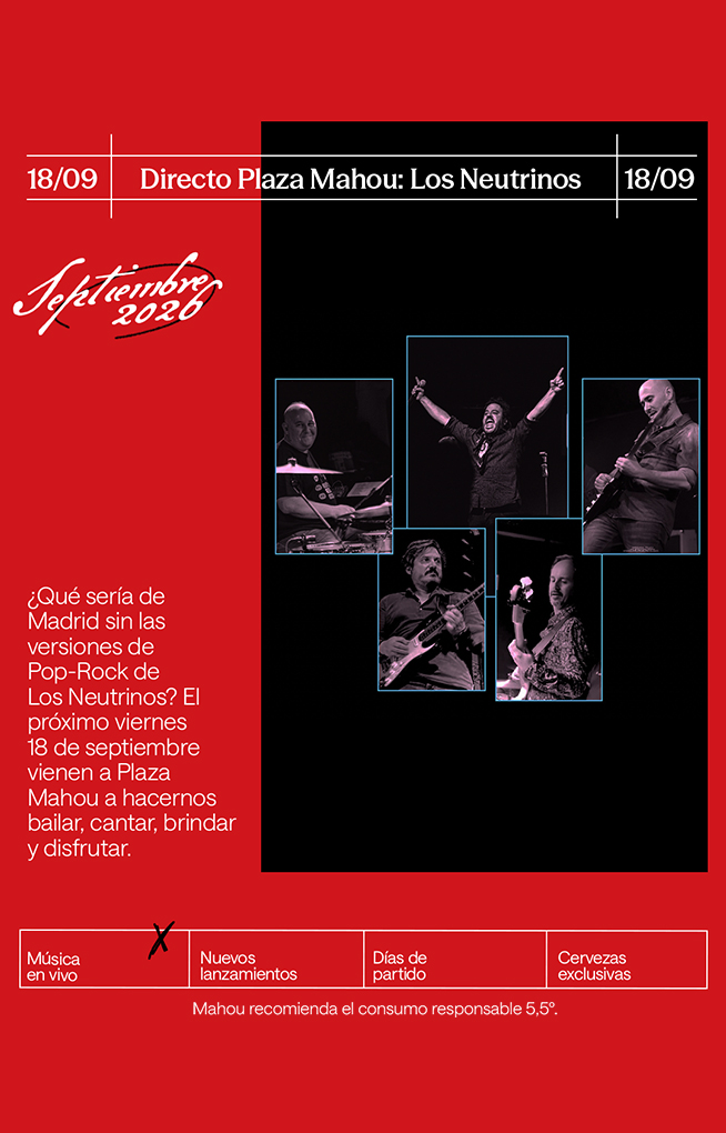 Cartel Plaza Mahou