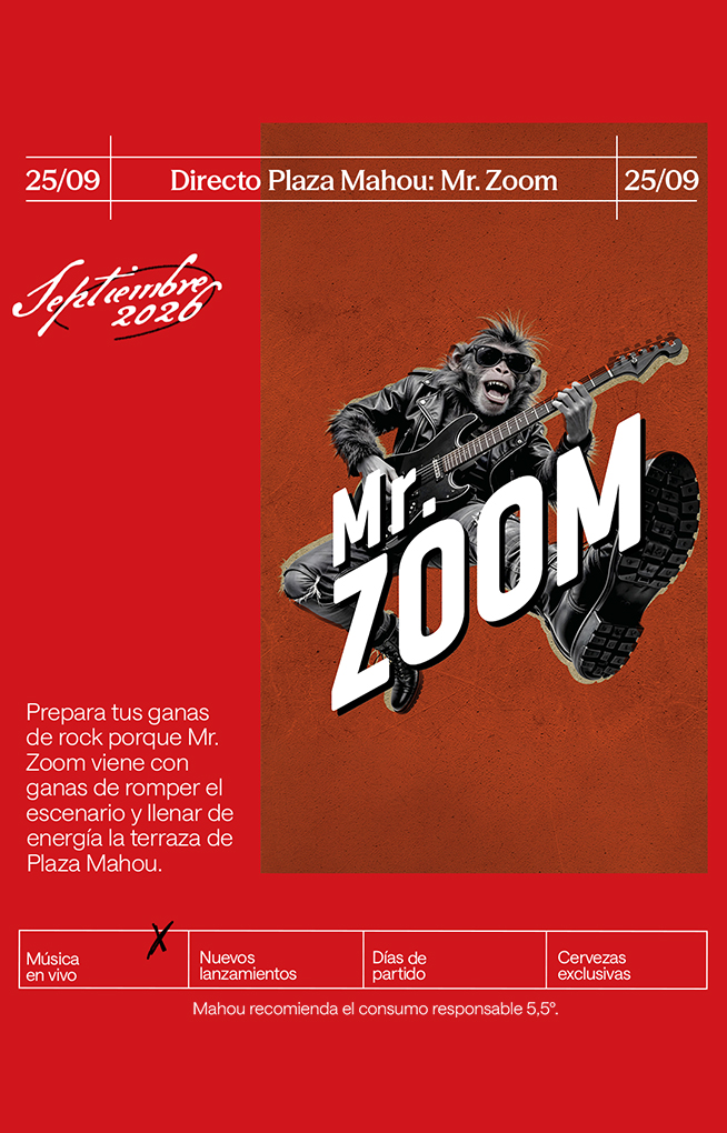 Cartel Plaza Mahou