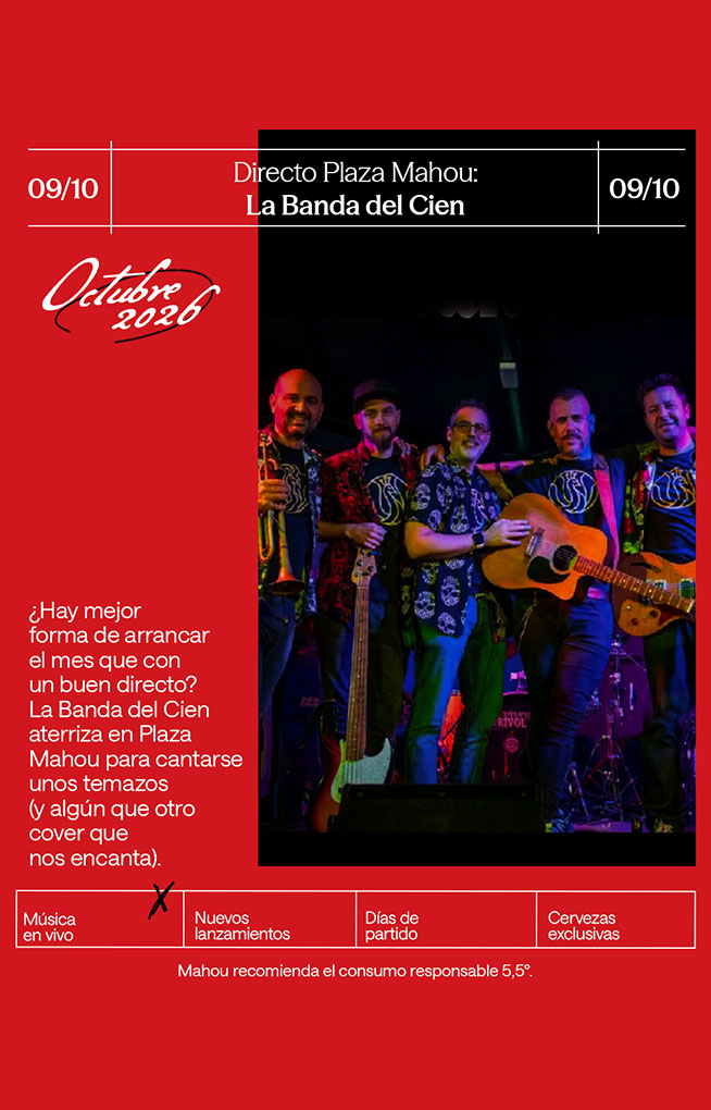 Cartel Plaza Mahou