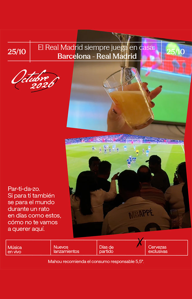 Cartel Plaza Mahou
