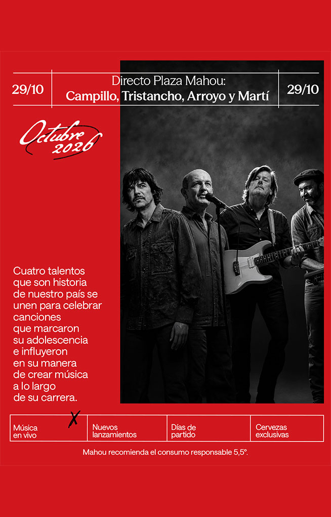 Cartel Plaza Mahou